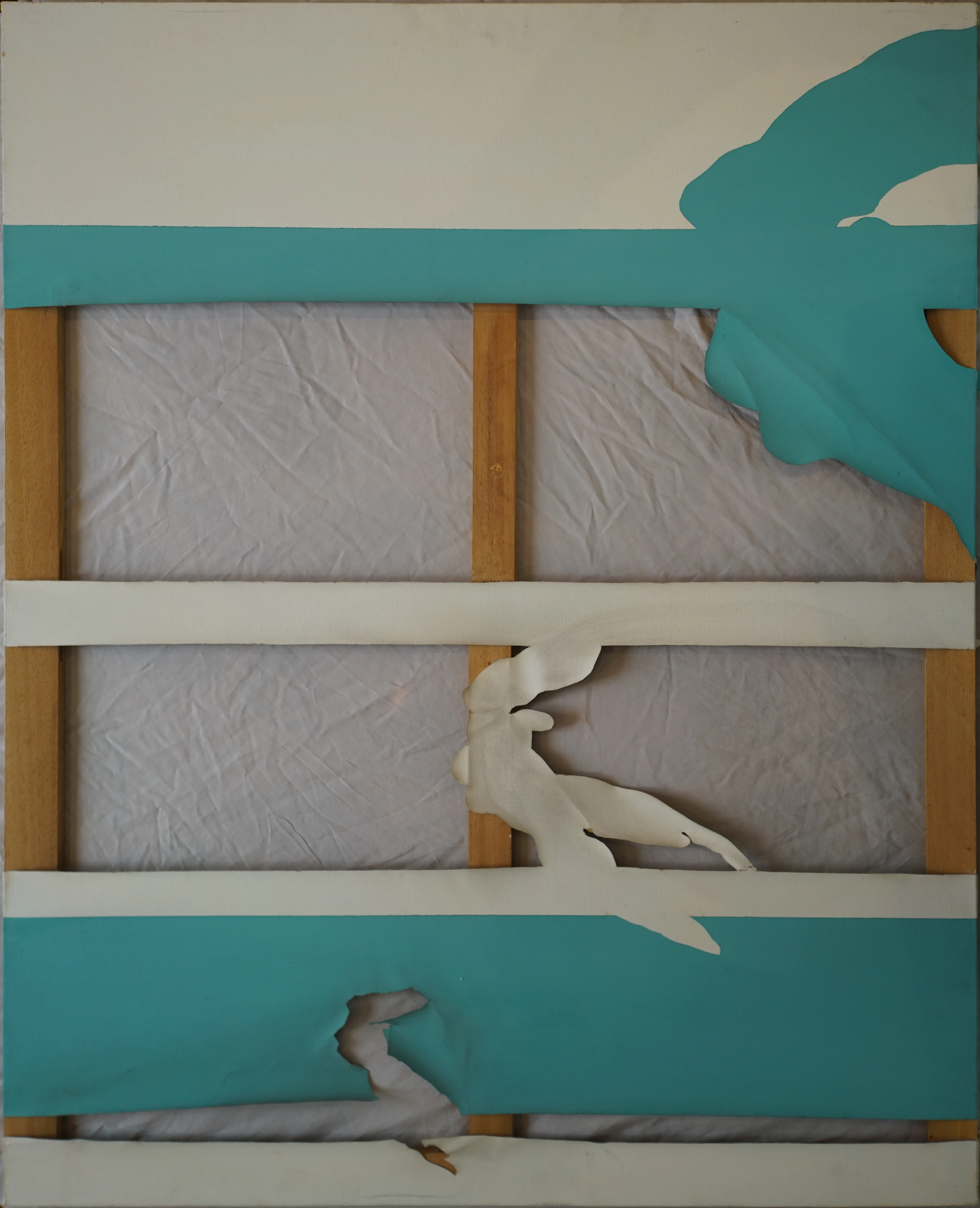 Avant restauration — Tableau Marcel Alocco